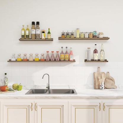 ShelfLoft 5.5 Inch Deep Picture Ledge Shelf Wall Display Floating Shelves with Lip