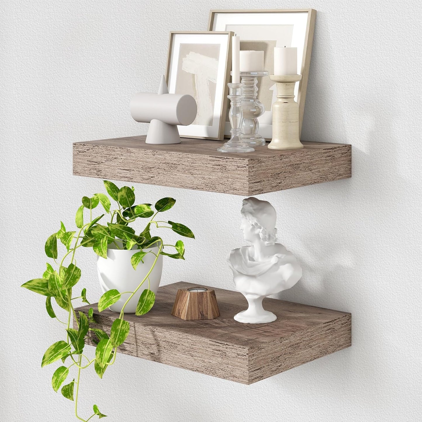 ShelfLoft 11.6 Inch Deep Floating Shelves for Wall Storage