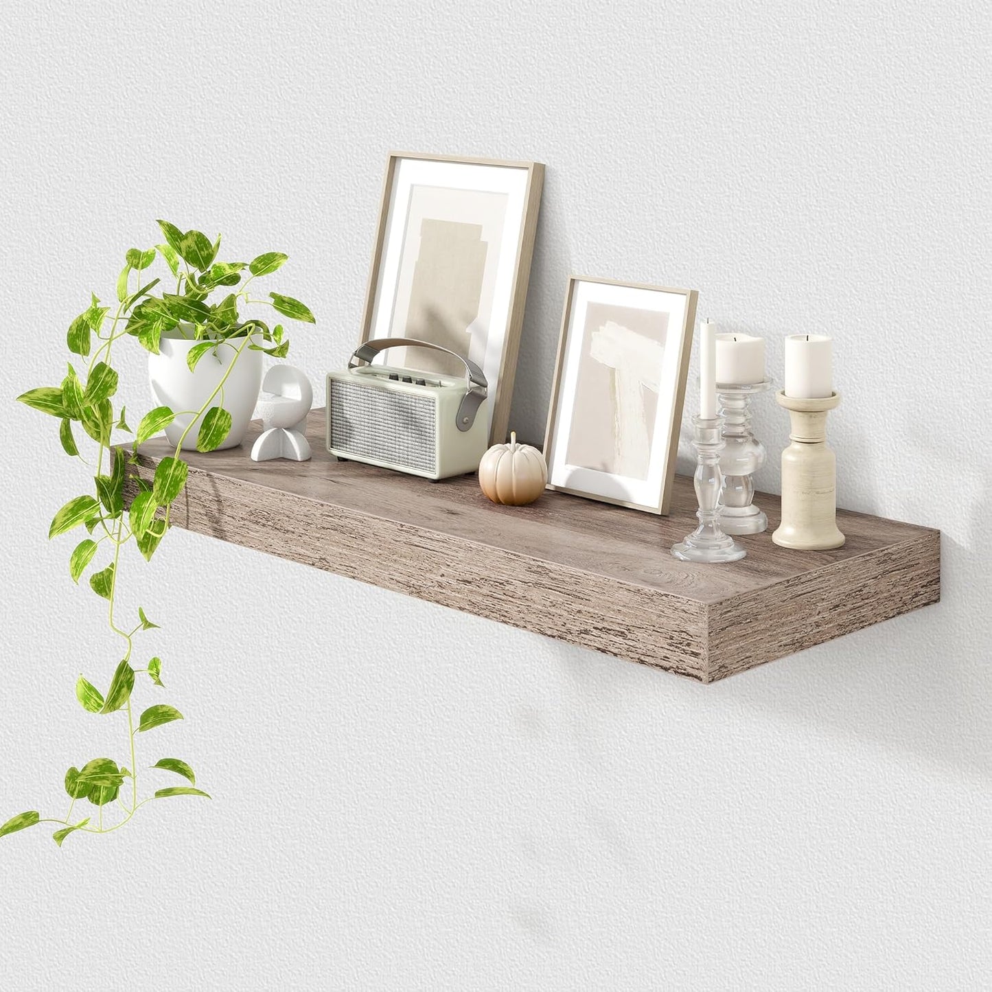 ShelfLoft 11.6 Inch Deep Floating Shelves for Wall Storage