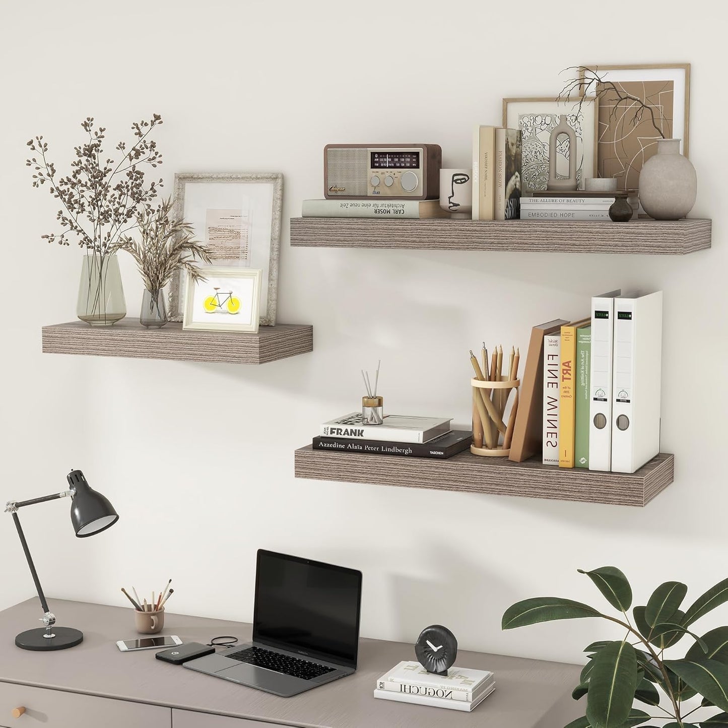 ShelfLoft 30" Wide x 11.6" Deep Floating Shelves for Wall Storage