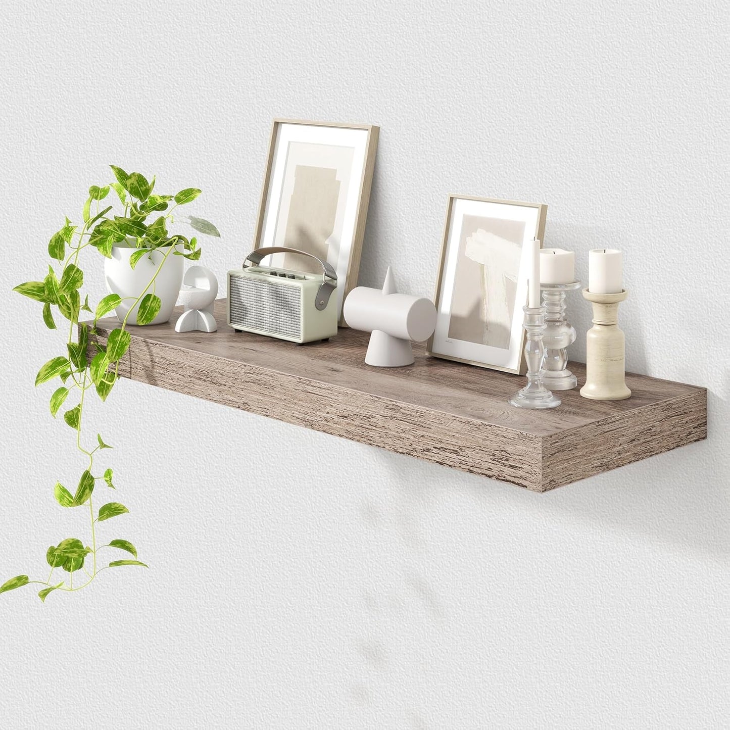 ShelfLoft 11.6 Inch Deep Floating Shelves for Wall Storage