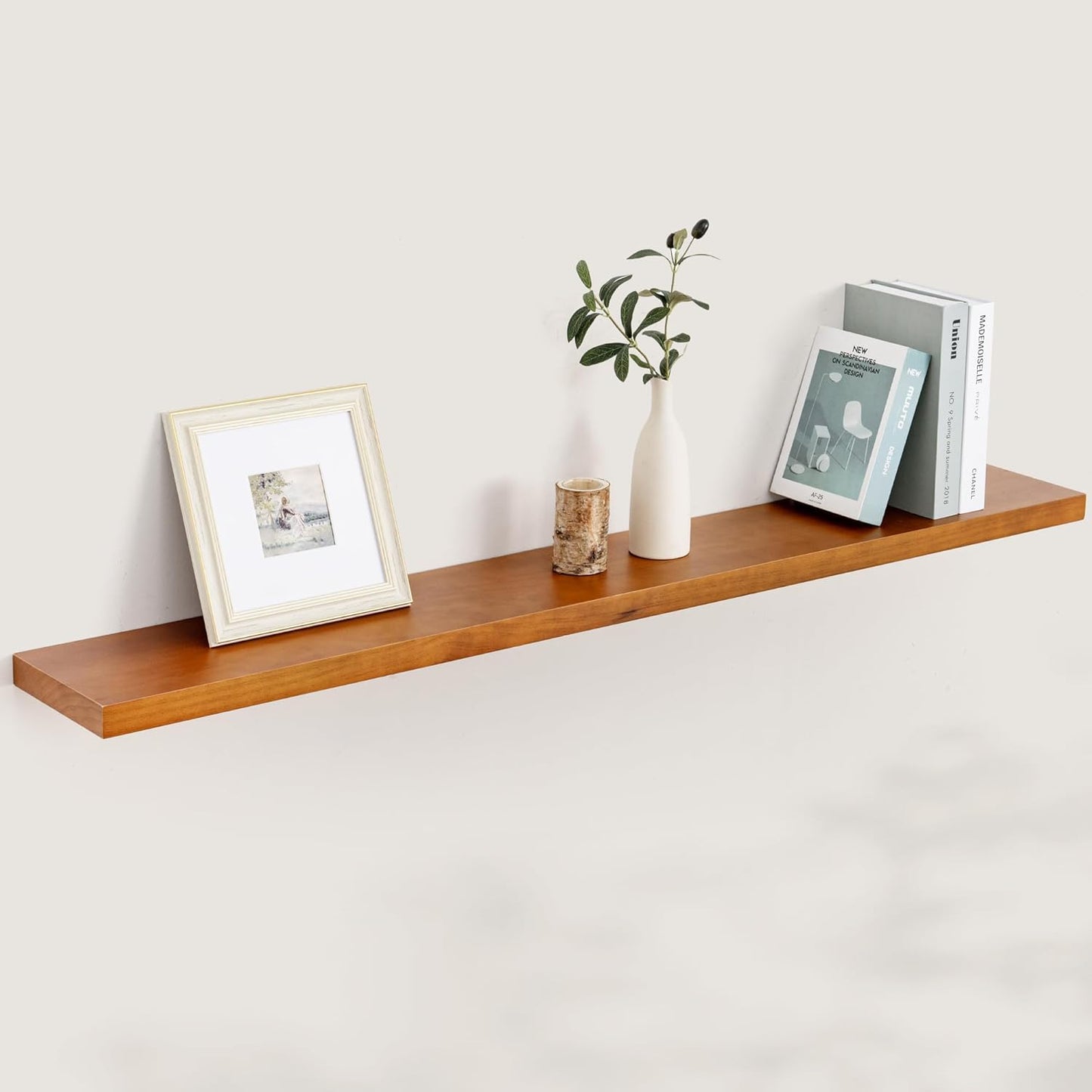 ShelfLoft 8 Inch Deep Usa-sourced Pine Wood Farmhouse Floating Shelves