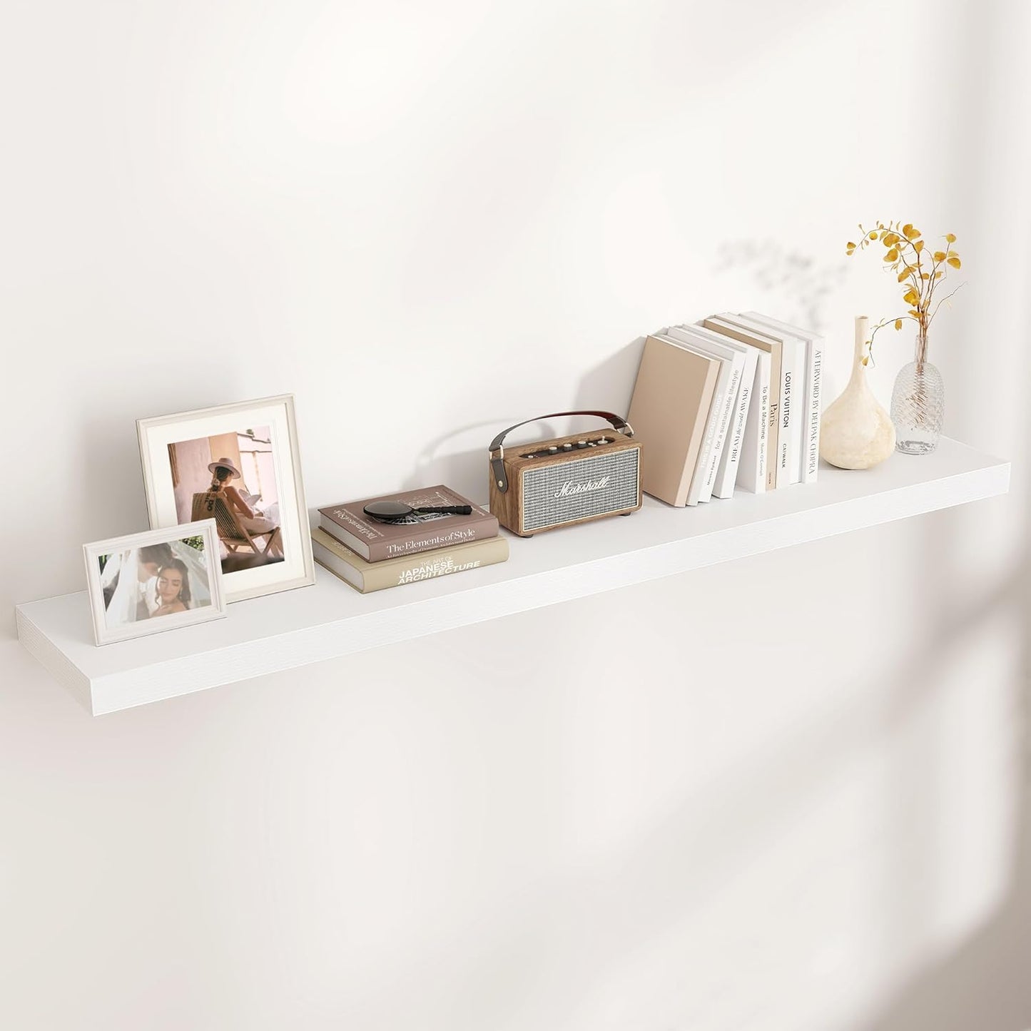 Shelfloft 9.3 Inch Deep Floating Shelves Large Wall Mounted Shelves with Invisible Brackets