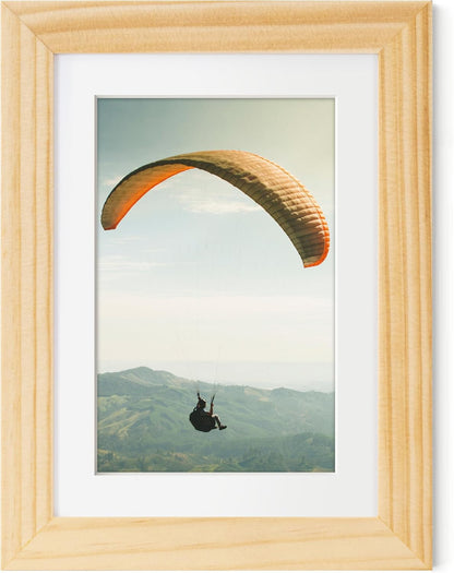 ShelfLoft Nature Solid Wood Photo Frames with Plexiglass