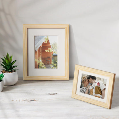 ShelfLoft Nature Solid Wood Photo Frames with Plexiglass