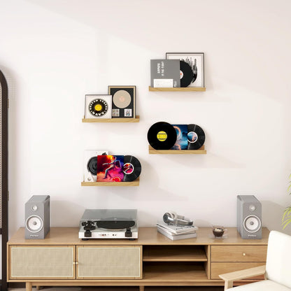 ShelfLoft 6.25 Inch Deep Picture Ledge Floating Shelves for Wall Storage,Set of 4