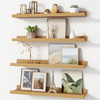 ShelfLoft 4.7 Inch Deep Picture Ledge Shelf Wall Mounted Floating Shelves