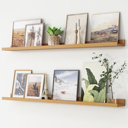 ShelfLoft 4.7 Inch Deep Picture Ledge Shelf Wall Mounted Floating Shelves