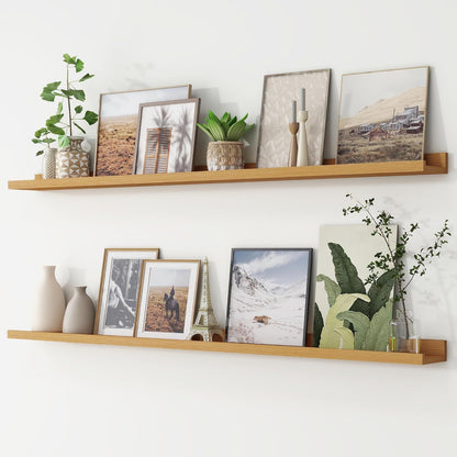 ShelfLoft 4.7 Inch Deep Picture Ledge Shelf Wall Mounted Floating Shelves