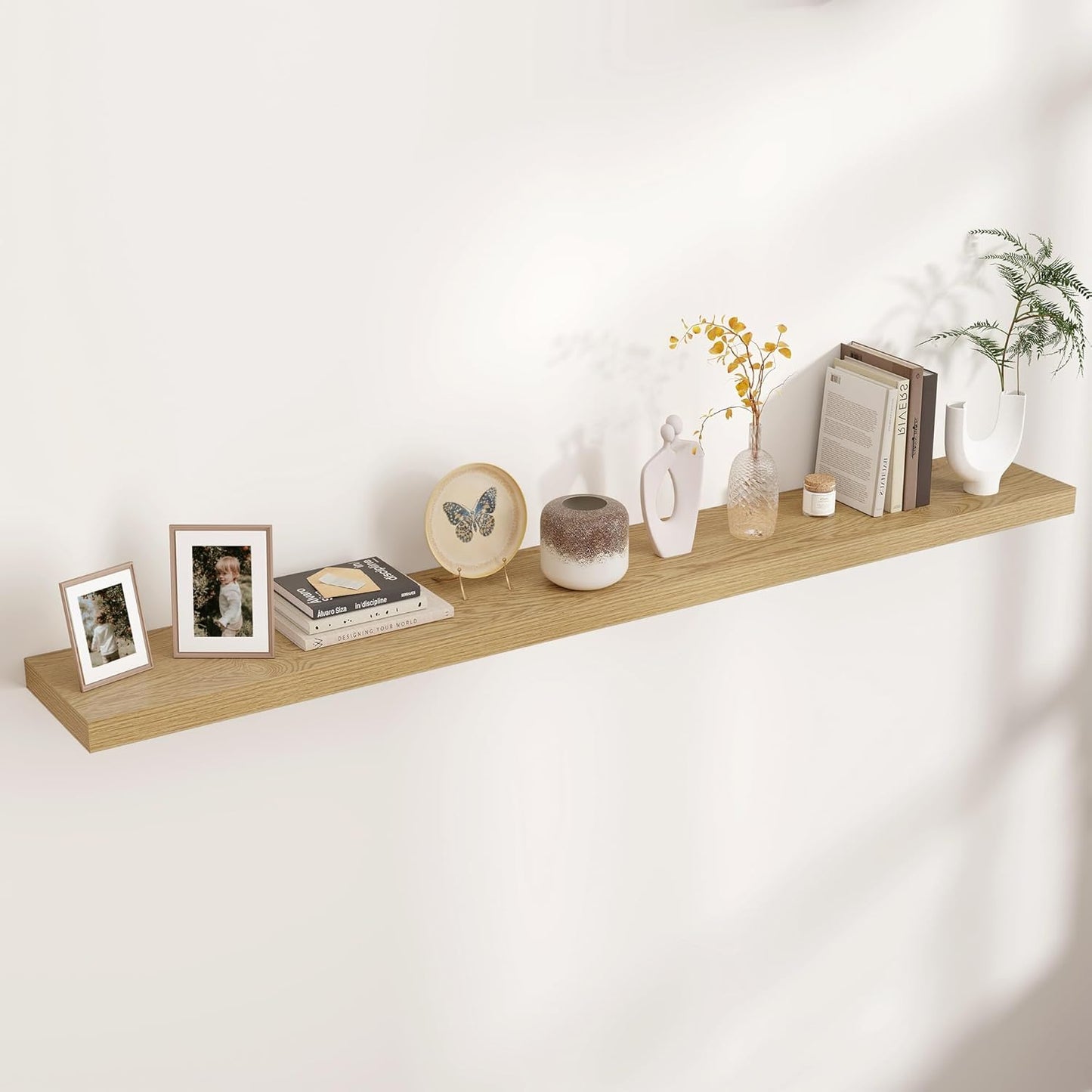 Shelfloft 9.3 Inch Deep Floating Shelves Large Wall Mounted Shelves with Invisible Brackets