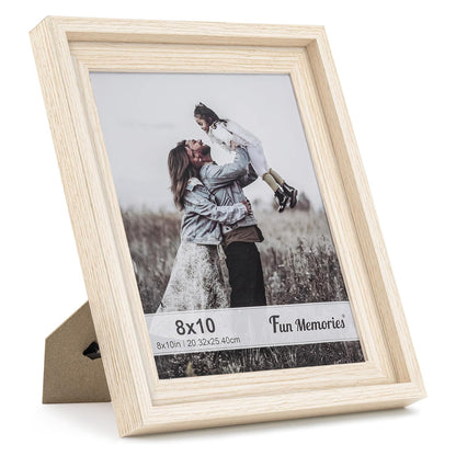 ShelfLoft Rustic Picture Frame Wood Poster Frame with HD Plexiglass Set