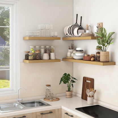 Shelfloft 9.3 Inch Deep Floating Shelves Large Wall Mounted Shelves with Invisible Brackets