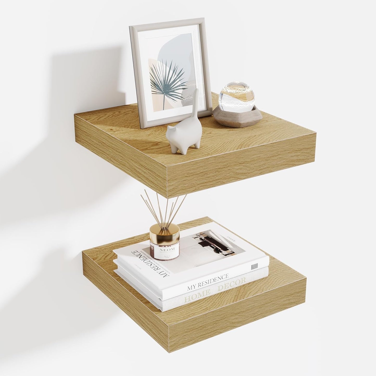 ShelfLoft 9 Inch Deep Floating Shelves for Wall Storage