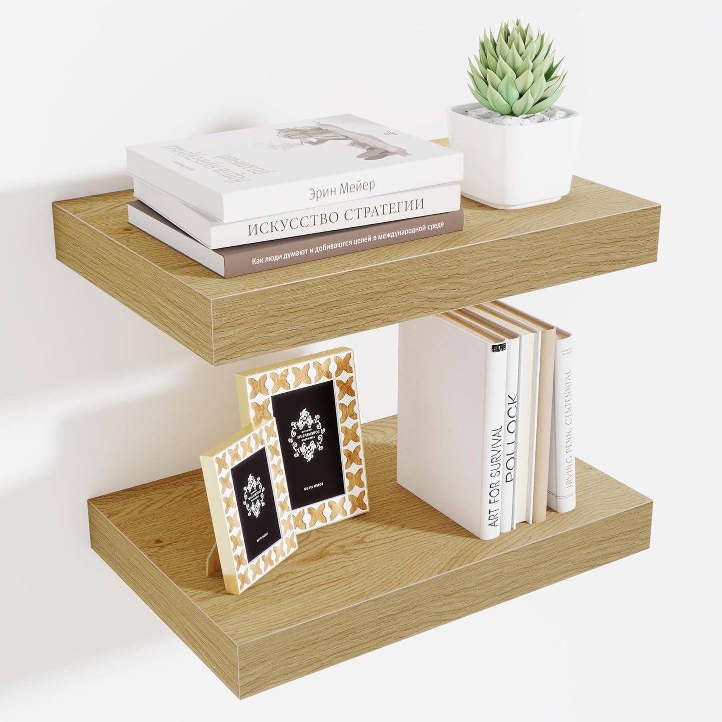 ShelfLoft 9 Inch Deep Floating Shelves for Wall Storage