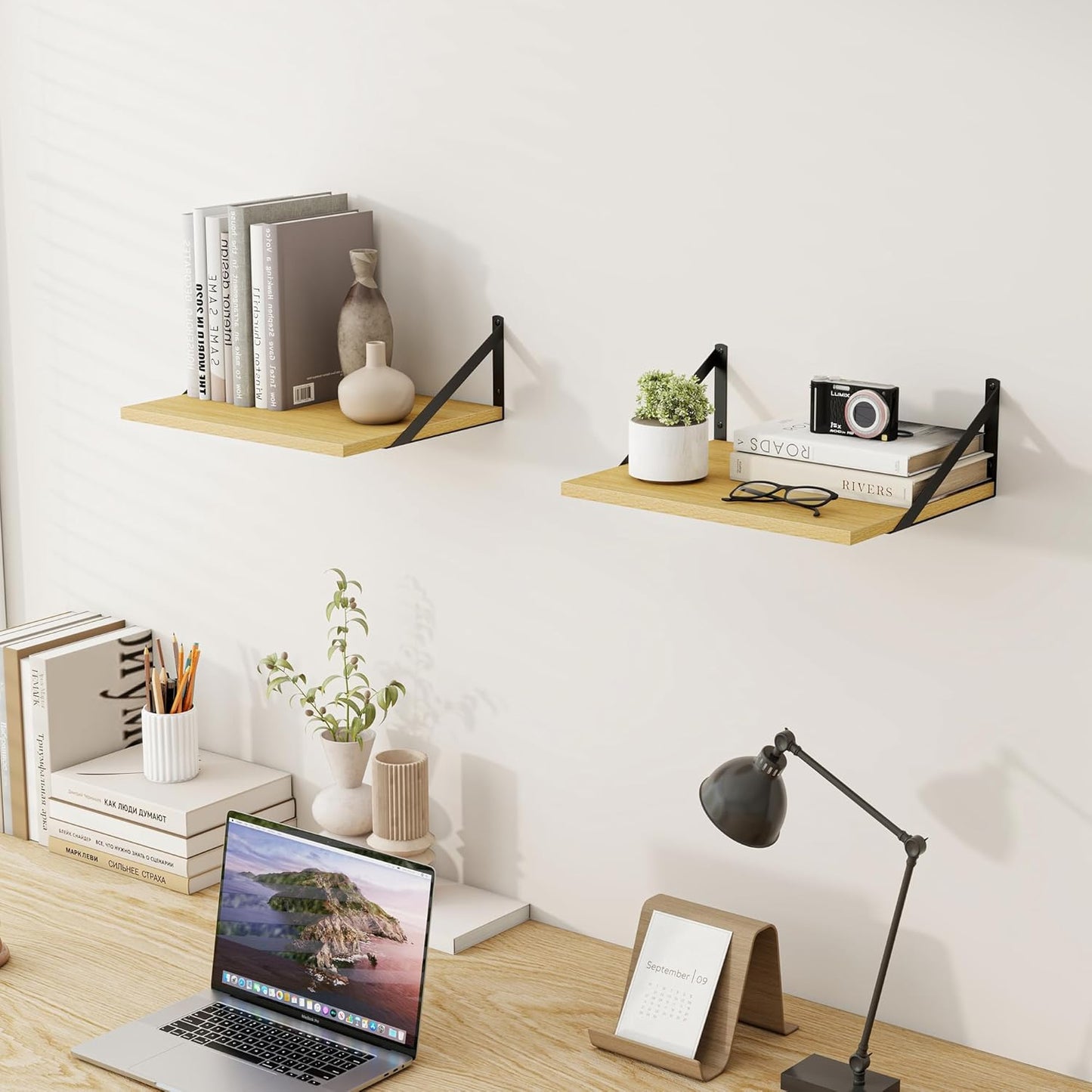 ShelfLoft 8 Inch Deep Floating Shelves for Wall