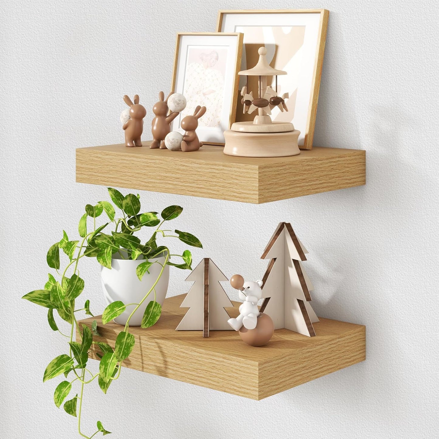 ShelfLoft 11.6 Inch Deep Floating Shelves for Wall Storage