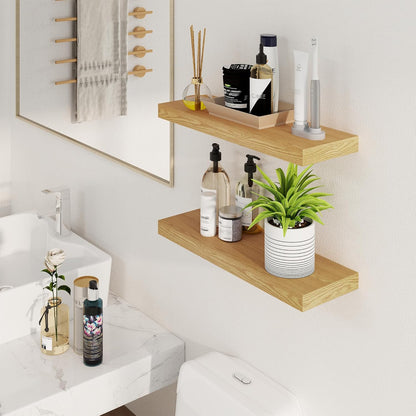 ShelfLoft 7 Inch Deep Fireplace Mantel Wall Mounted Farmhouse Floating Display Shelf