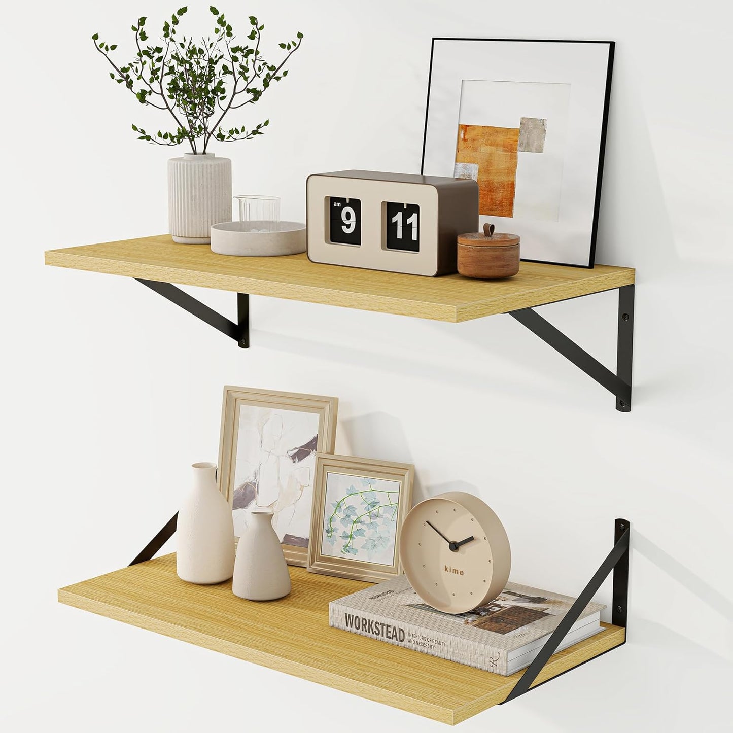 ShelfLoft 8 Inch Deep Floating Shelves for Wall