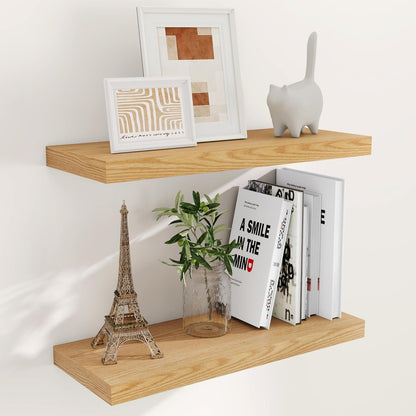ShelfLoft 9.3 Inch Deep Floating Wall Shelves