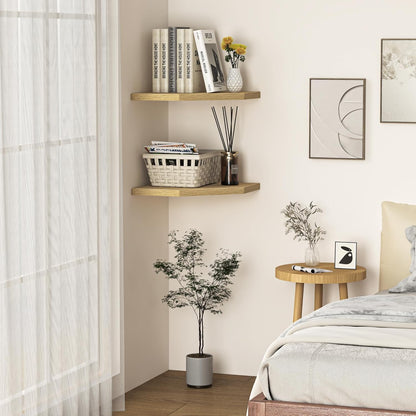 ShelfLoft Wall Mount Floating Corner Shelves