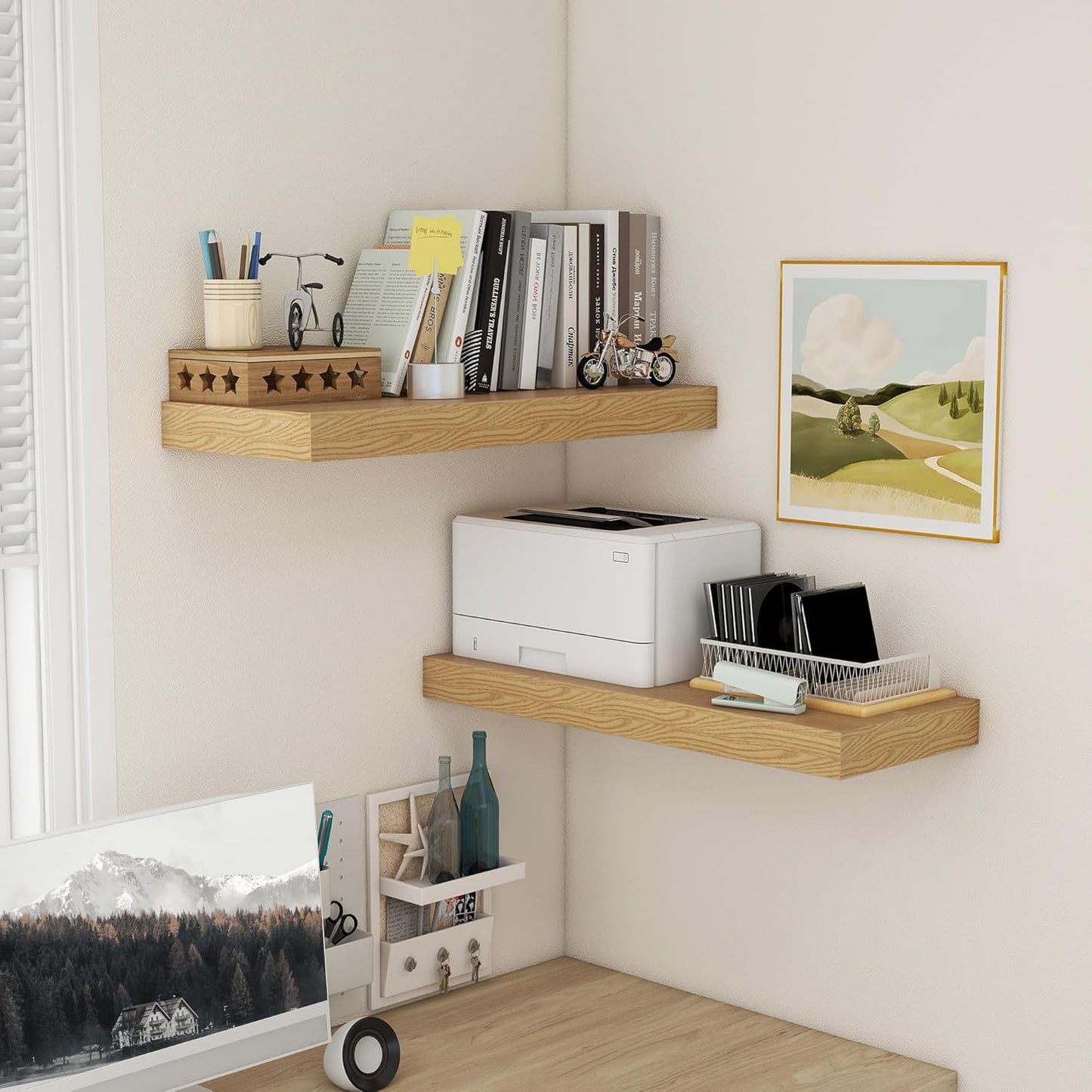 ShelfLoft 11.6 Inch Deep Floating Shelves for Wall Storage