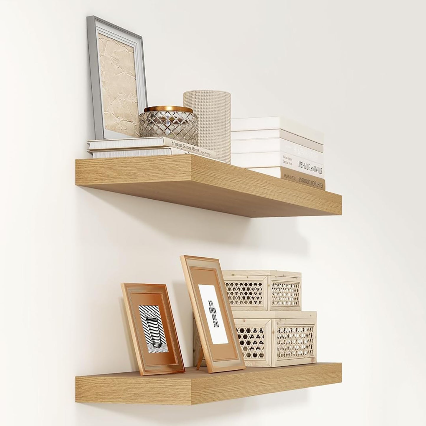 ShelfLoft 9 Inch Deep Floating Shelves for Wall Storage