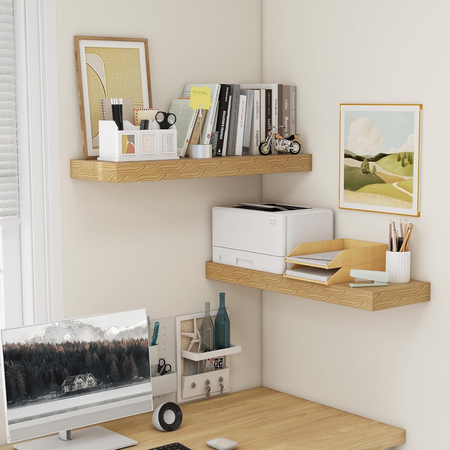ShelfLoft 11.6 Inch Deep Floating Shelves for Wall Storage