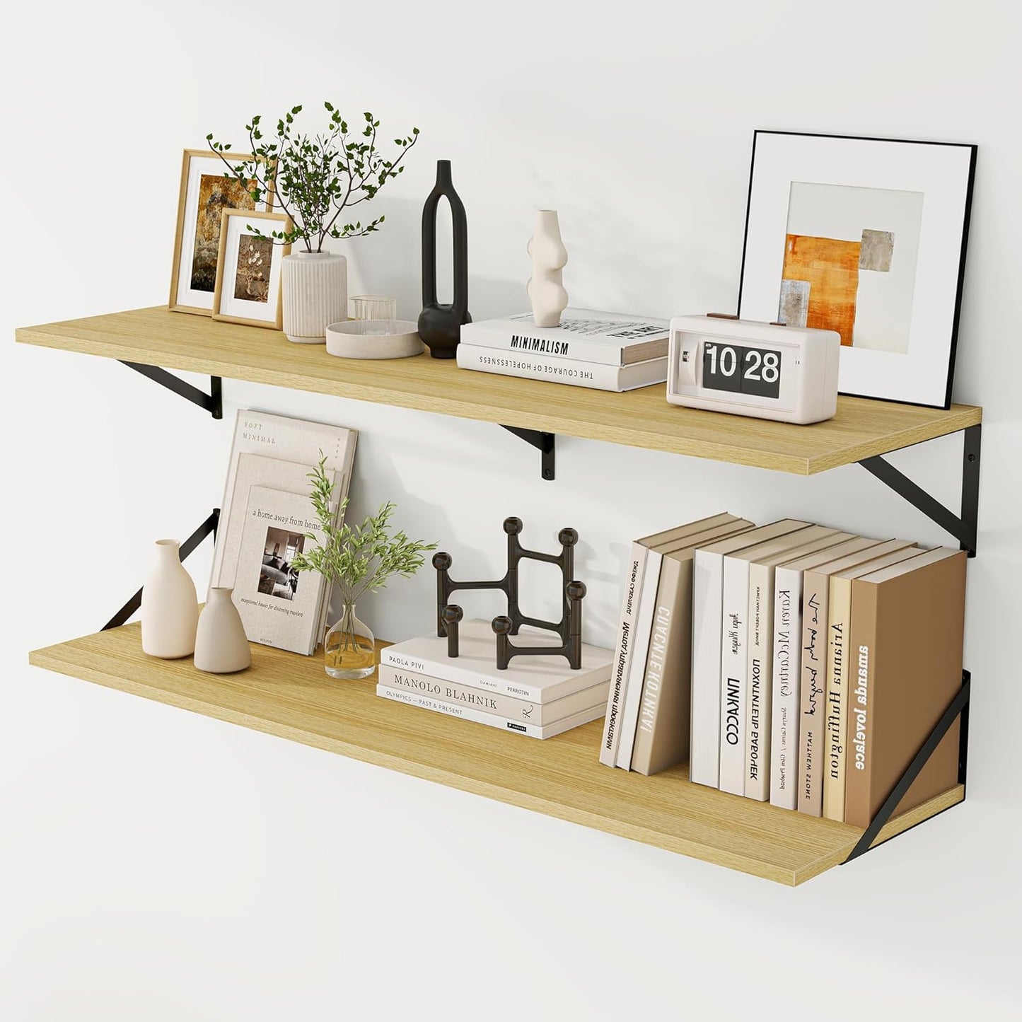 ShelfLoft 8 Inch Deep Floating Shelves for Wall