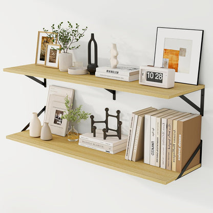 ShelfLoft 8 Inch Deep Floating Shelves for Wall