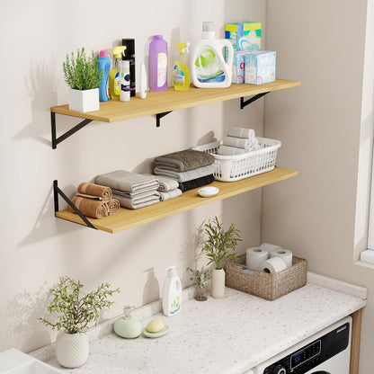 ShelfLoft 8 Inch Deep Floating Shelves for Wall