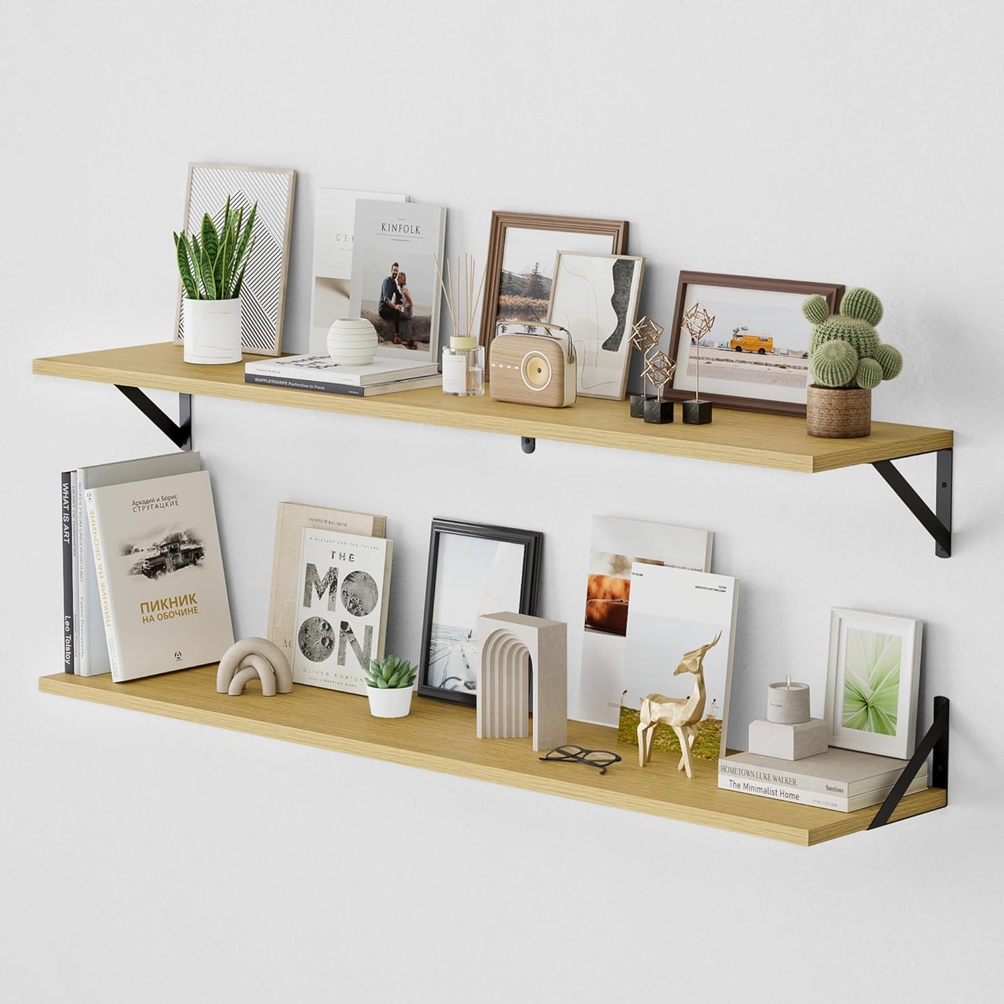 ShelfLoft 8 Inch Deep Floating Shelves for Wall