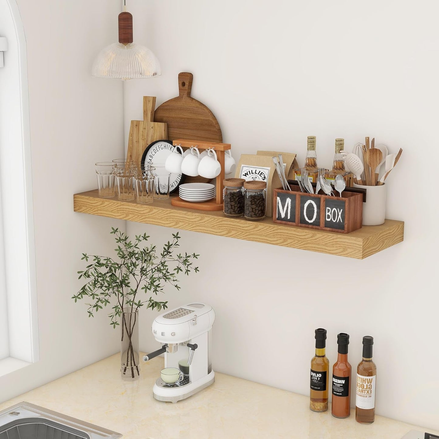 ShelfLoft 11.6 Inch Deep Floating Shelves for Wall Storage