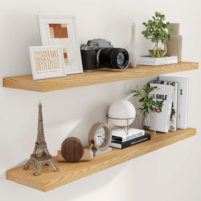 ShelfLoft 9.3 Inch Deep Floating Wall Shelves