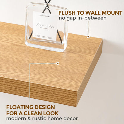 ShelfLoft 55" Wide x 9.3" Deep Floating Shelves for Wall Storage,1 Pack