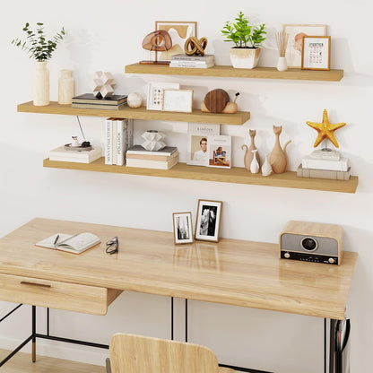 ShelfLoft 7 Inch Deep Fireplace Mantel Wall Mounted Farmhouse Floating Display Shelf