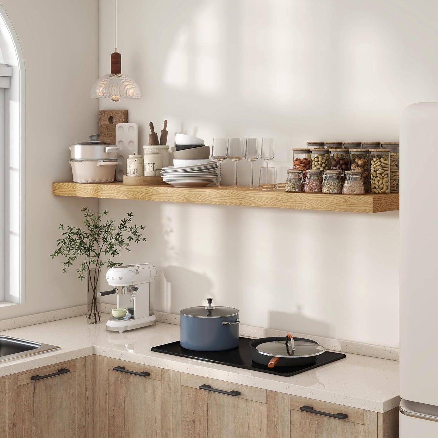 ShelfLoft 11.6 Inch Deep Floating Shelves for Wall Storage