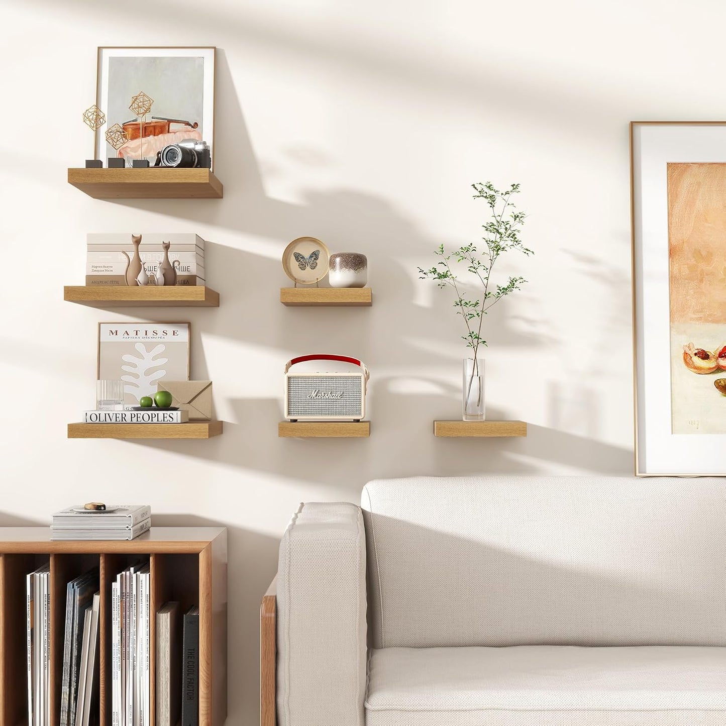 ShelfLoft 9 Inch Deep Floating Shelves for Wall Storage