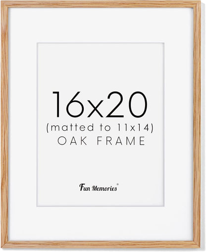 ShelfLoft 20 Sizes Wood Picture Frame, Home Decor Wall Hanging Photo Frame