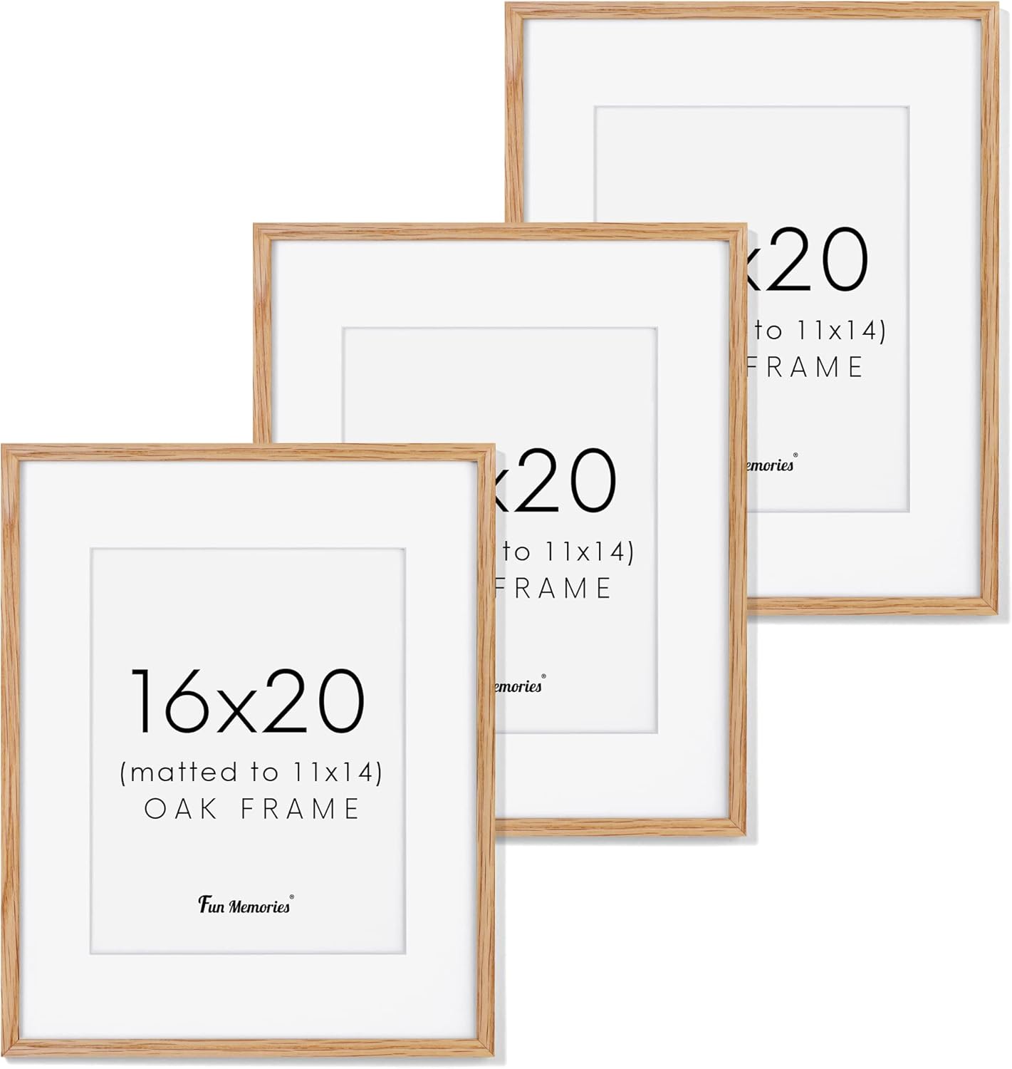 ShelfLoft 20 Sizes Wood Picture Frame, Home Decor Wall Hanging Photo Frame