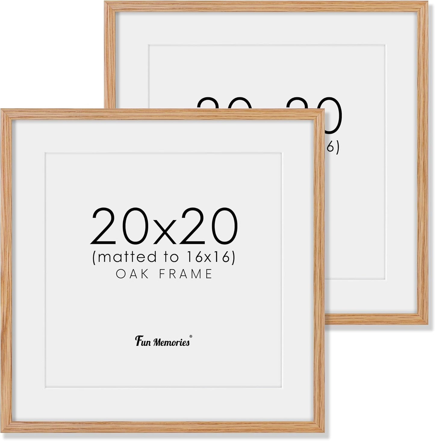 ShelfLoft 20 Sizes Wood Picture Frame, Home Decor Wall Hanging Photo Frame