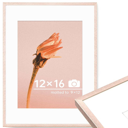 c 9 Sizes Thin Aluminum Metal Picture Frame with High Definition Plexiglass