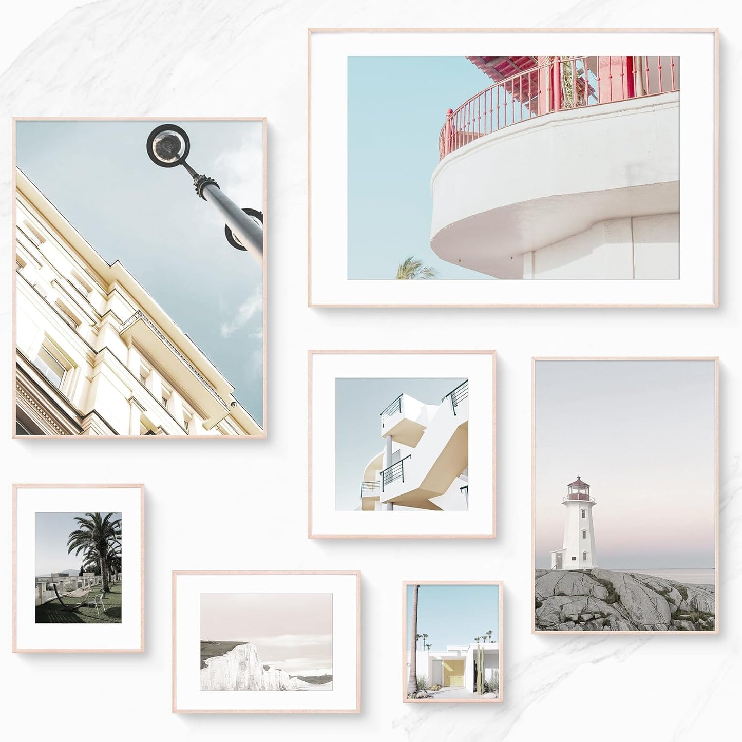 c 9 Sizes Thin Aluminum Metal Picture Frame with High Definition Plexiglass