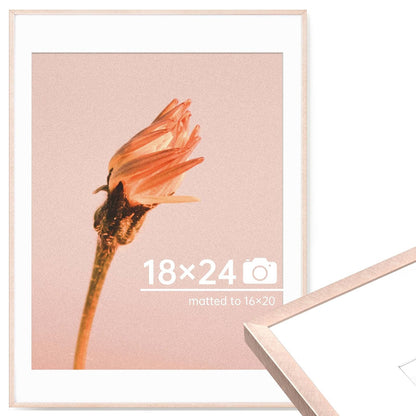 c 9 Sizes Thin Aluminum Metal Picture Frame with High Definition Plexiglass