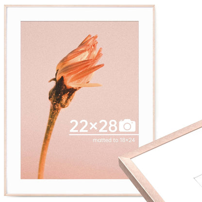 c 9 Sizes Thin Aluminum Metal Picture Frame with High Definition Plexiglass