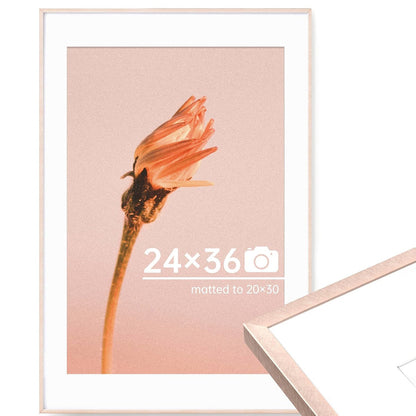 c 9 Sizes Thin Aluminum Metal Picture Frame with High Definition Plexiglass
