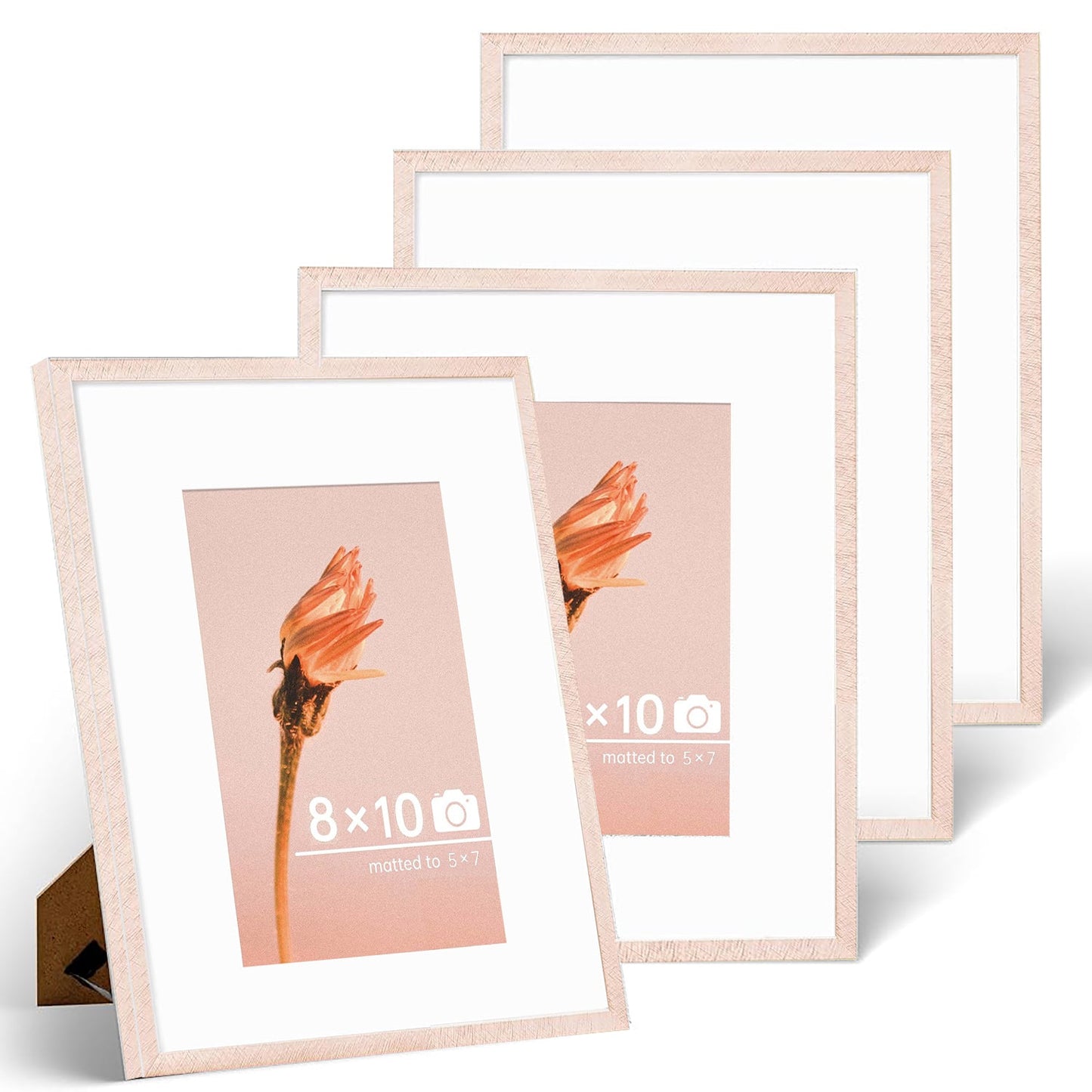 c 9 Sizes Thin Aluminum Metal Picture Frame with High Definition Plexiglass