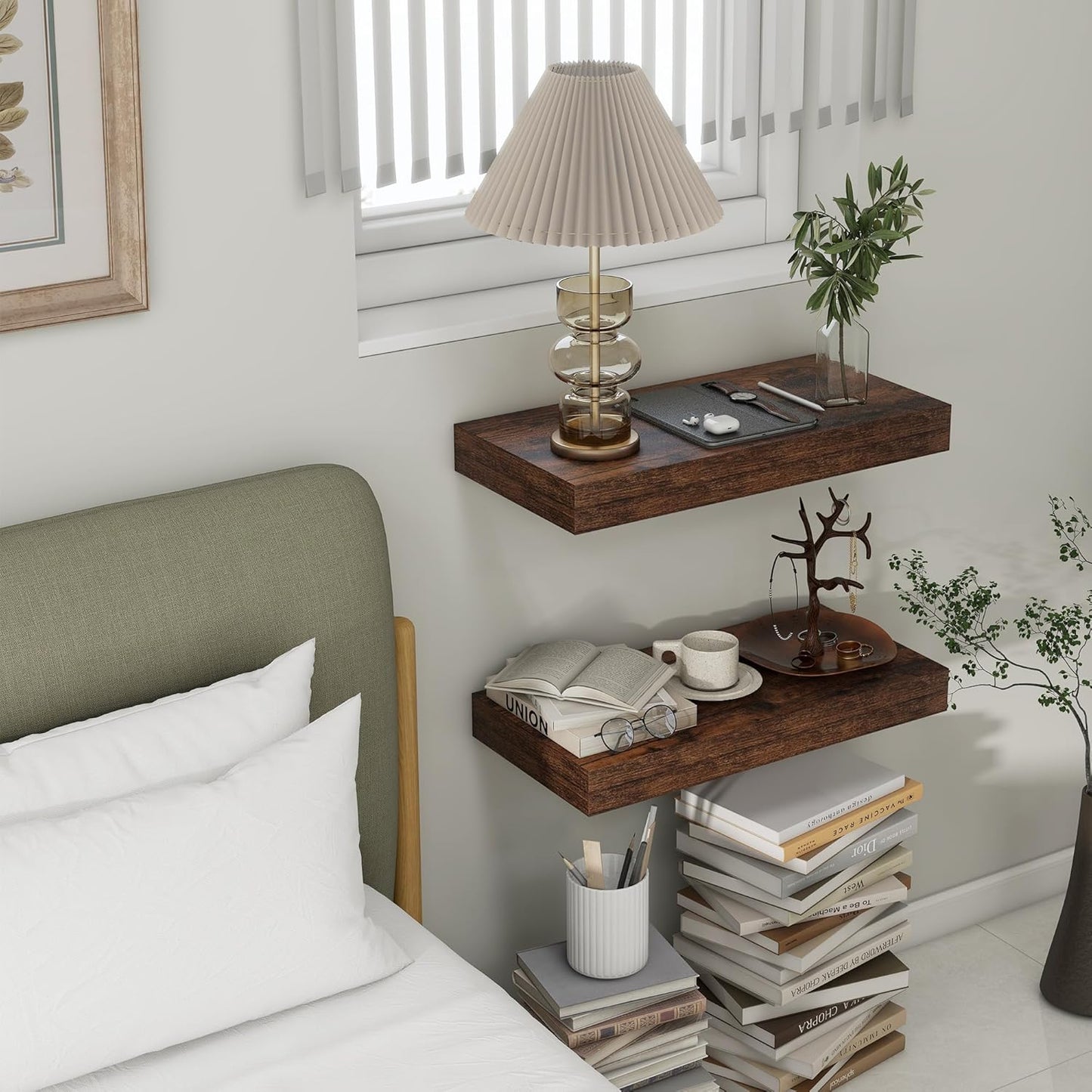 ShelfLoft 11.6 Inch Deep Floating Shelves for Wall Storage