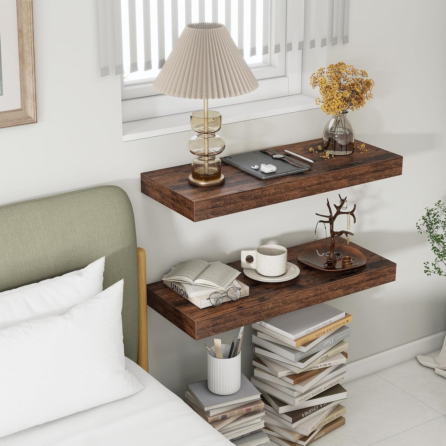 ShelfLoft 11.6 Inch Deep Floating Shelves for Wall Storage