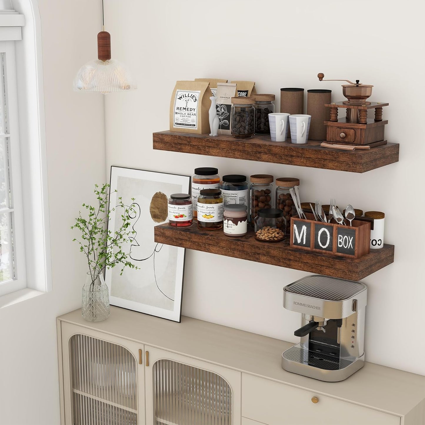 ShelfLoft 11.6 Inch Deep Floating Shelves for Wall Storage