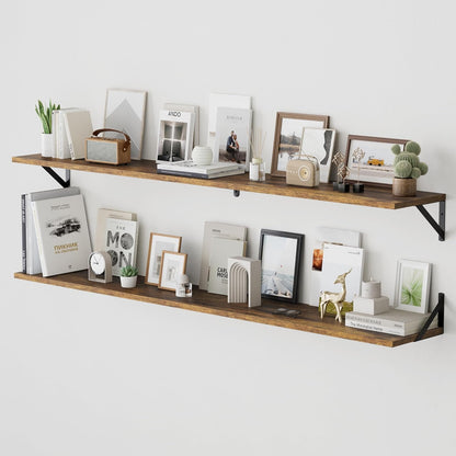 ShelfLoft 8 Inch Deep Floating Shelves for Wall